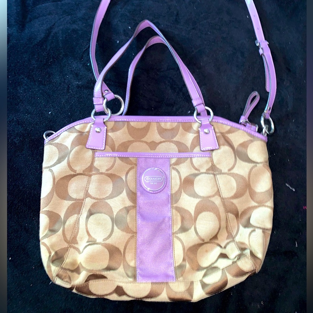 Coach monogram bag